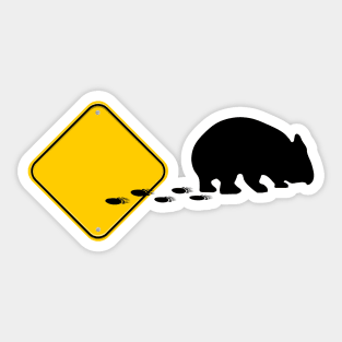 Wombat break out Sticker